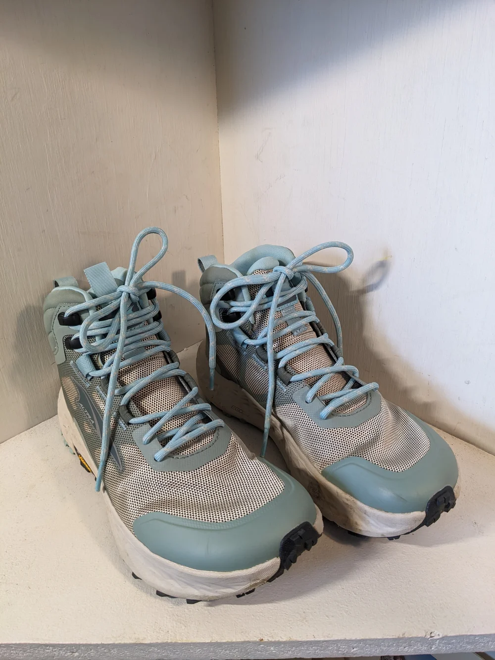 Altra Women's Light Blue Mesh Trail Sneakers - Picture 1 of 9